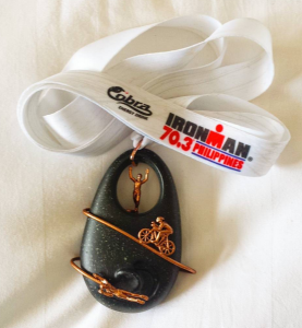IRONMAN 70.3 Philippines 2015 finisher medal