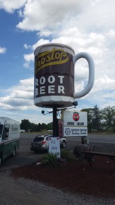 Root beer float in Ashton, ID.