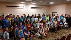 Group photo of the athletes who will be running Badwater Salton Sea