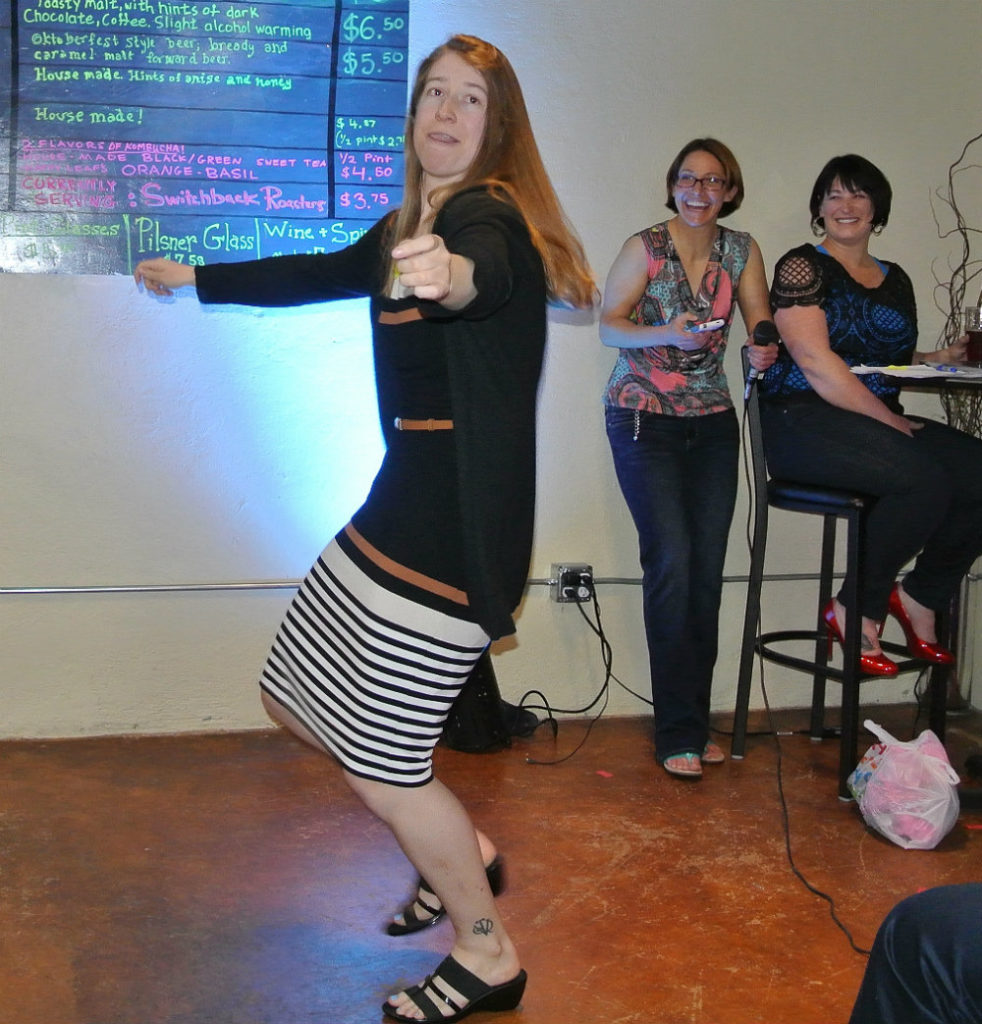 Katie performing El Taxi by Pitbull at the 2016 Team NEO Bike MS Lip Sync Contest and Silent Auction