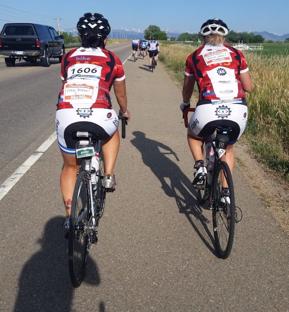 Team NEO on the road with Bike MS