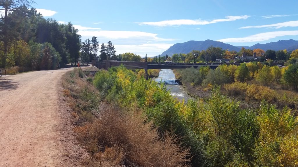 No complaints about these views in the fall season in Colorado Springs