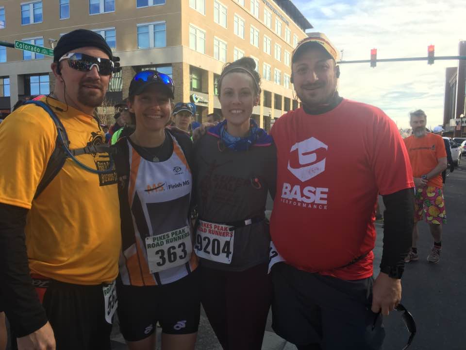 Coach Nicole and friends at the 2017 Super Half Marathon in Colorado Springs