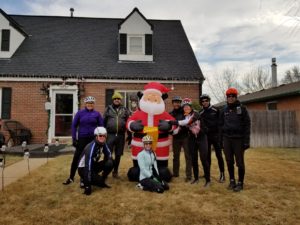 More Santa here. The homeowner was excited to be taking our picture!