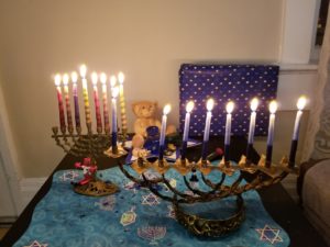 Seventh night of Hanukkah 2017