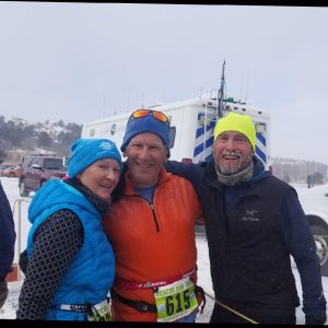 Runners at the 2019 Rescue Run in frigid temps